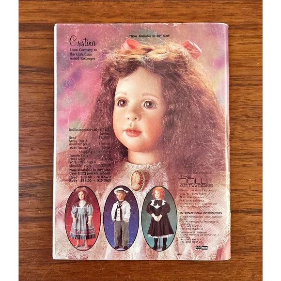 Doll Crafter Magazine Jun 1991 Wedding Gown Pattern and Headpiece Bridal - Picture 4 of 4